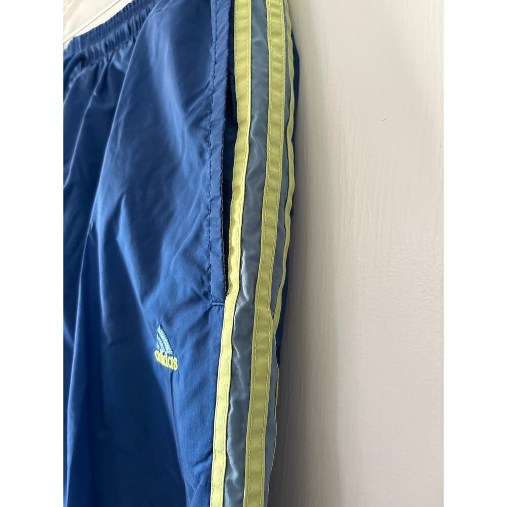 Vintage 90s Adidas Lined Windbreaker Pants Size XL Zip Ankles - Picture 3 of 7